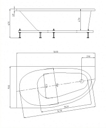 Aquatek Акриловая ванна Дива 160x90 L – фотография-5